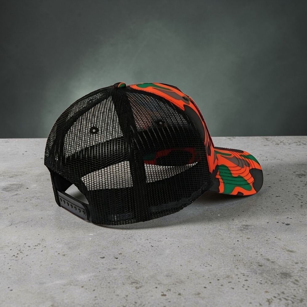 Concert Patch Camo Trucker Hat. - Picture 6 of 7